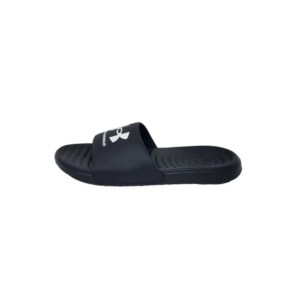 Under Armour Men's Black Ansa Slide Open Toe Sandals Cushioned US size 8 NWT